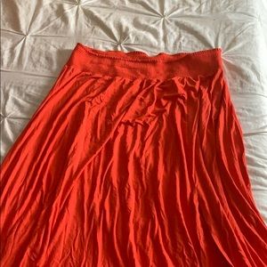 Floor length maxi shirt